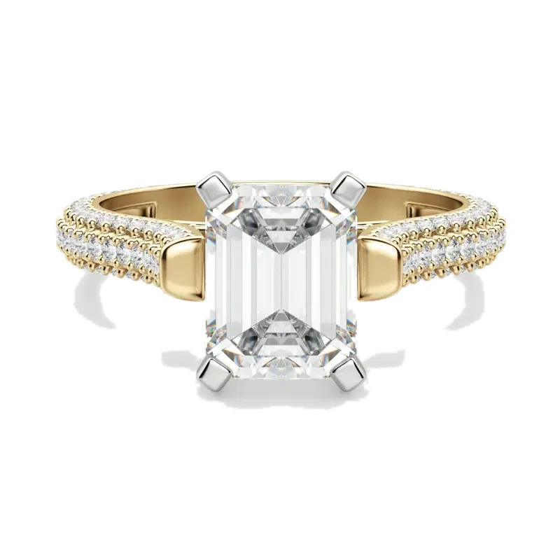 Seine Emerald Cut Engagement Ring
