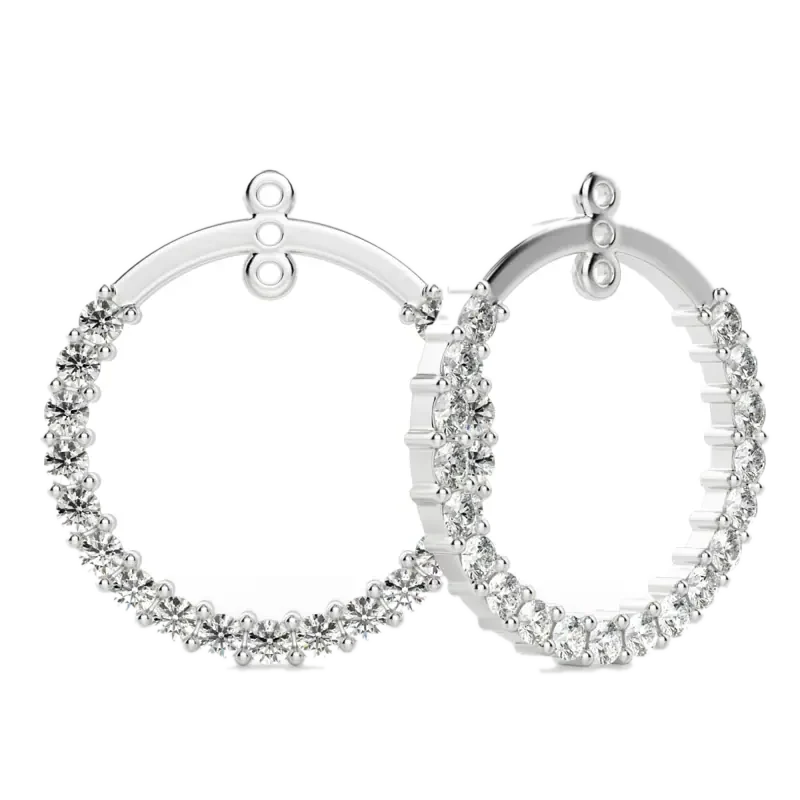 Accented Hoop Stud Enhancers