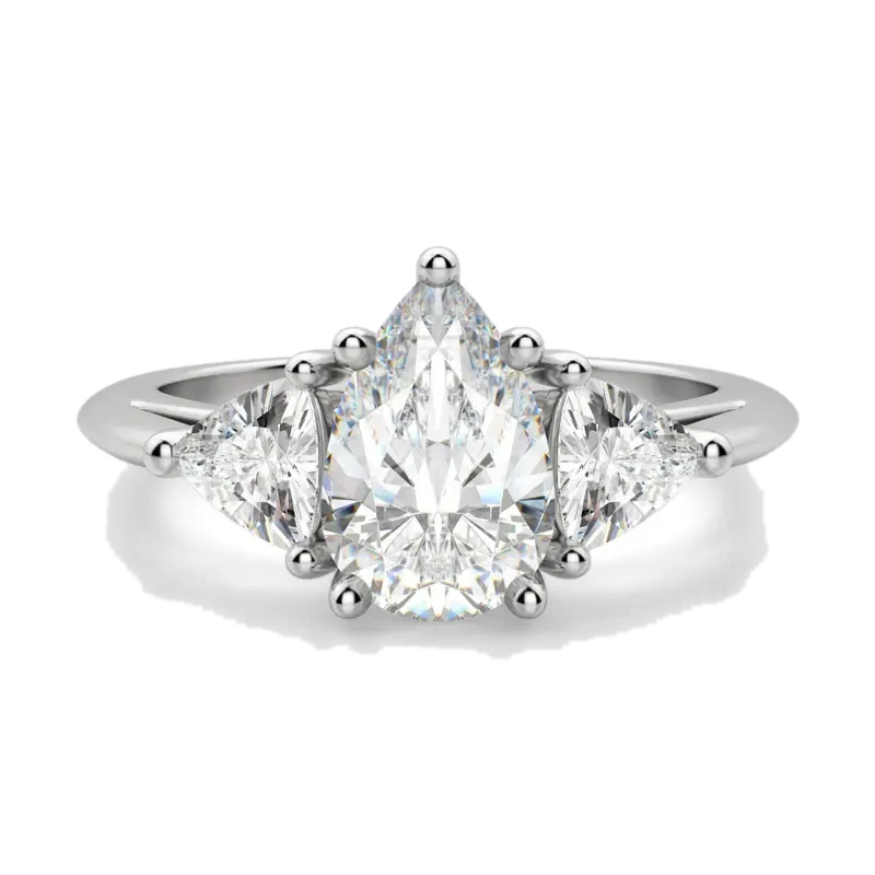 Timeless Pear Cut Engagement Ring