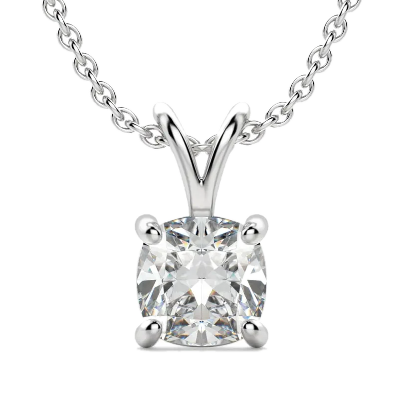Basket Set Pendant Cushion Cut