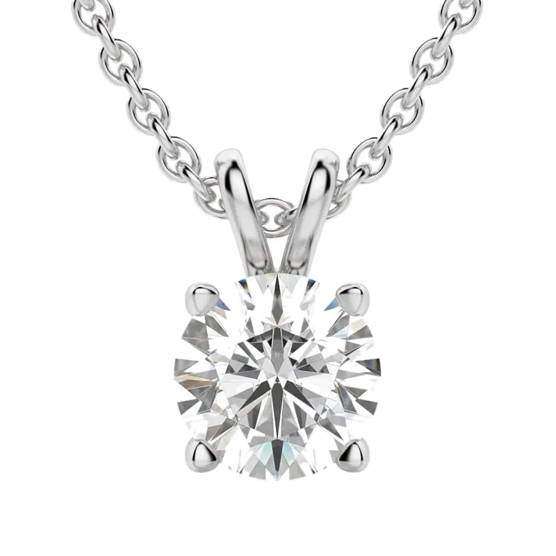 Basket Set Pendant Round Cut