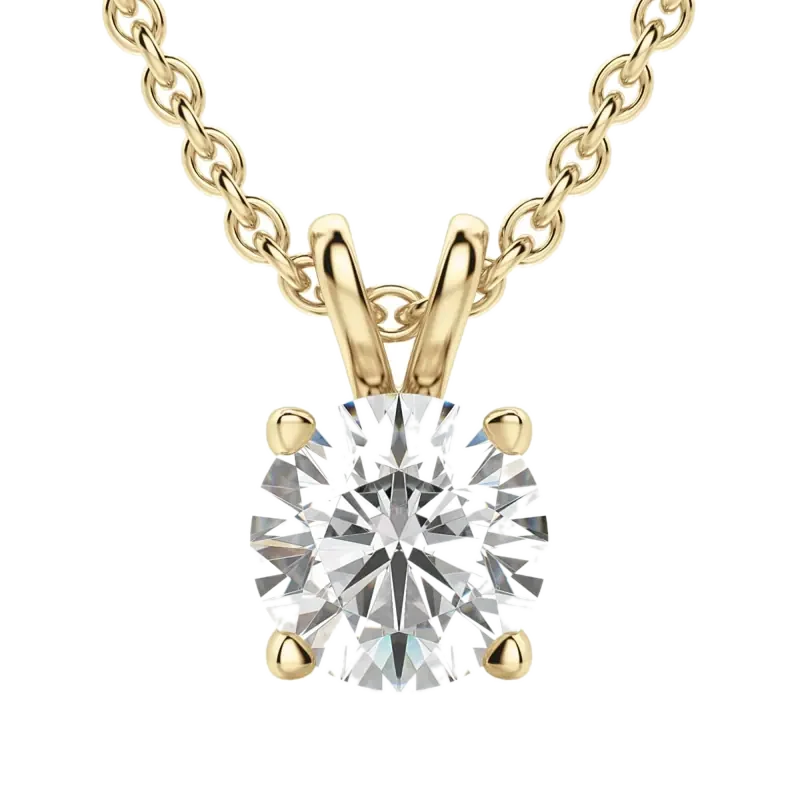 Basket Set Pendant Round Cut
