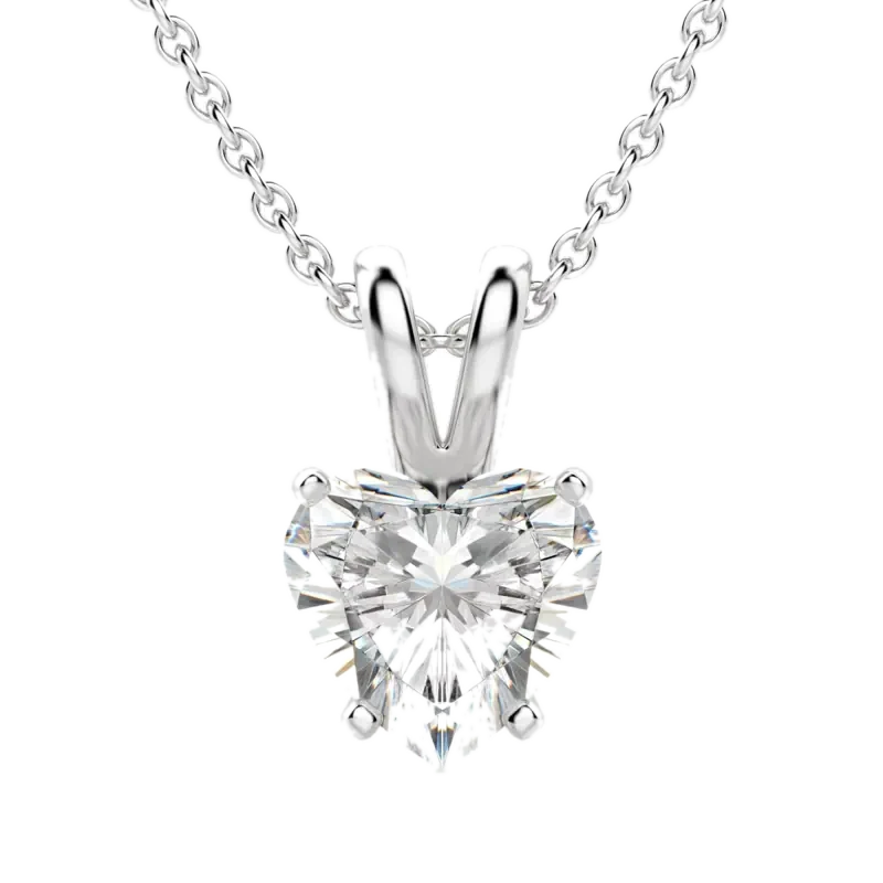 Basket Set Pendant Heart Cut