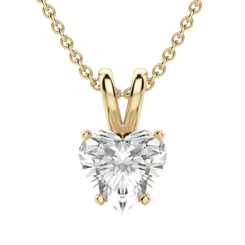 Basket Set Pendant Heart Cut