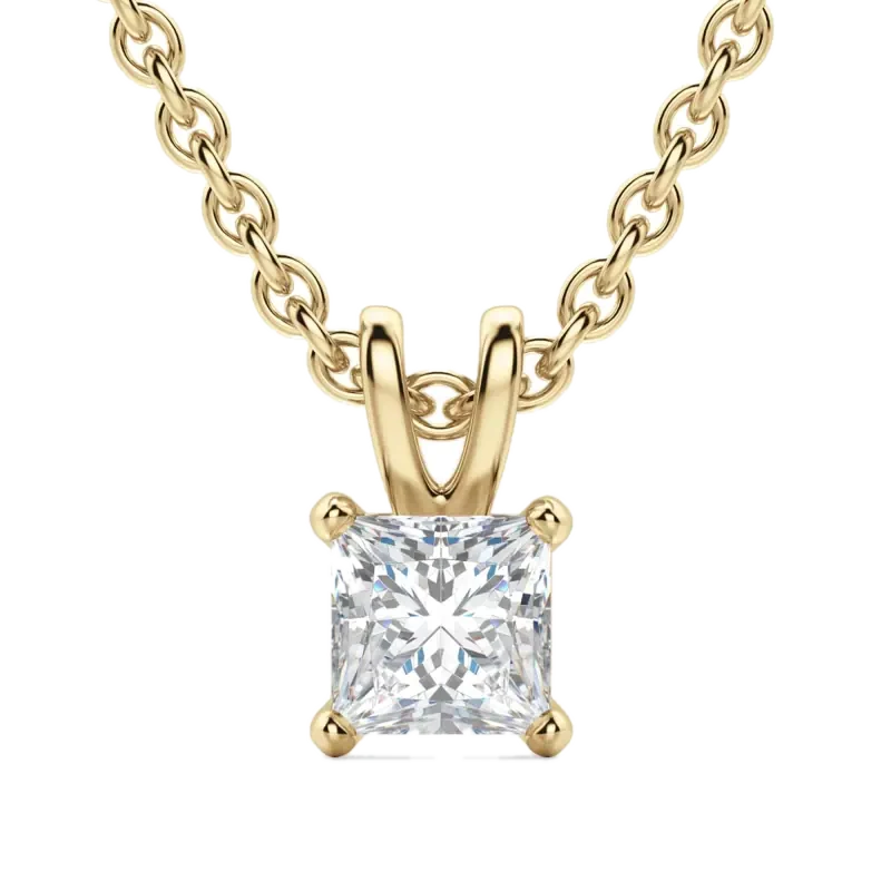 Basket Set Pendant Princess Cut