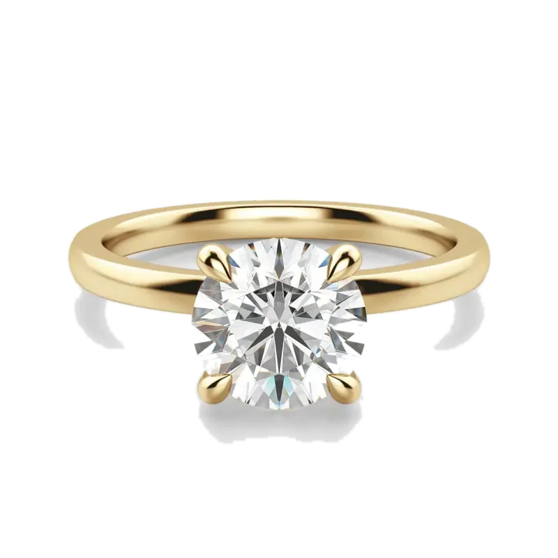 Solstice Round Cut Engagement Ring