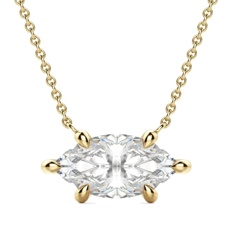 East-West Necklace Marquise Cut