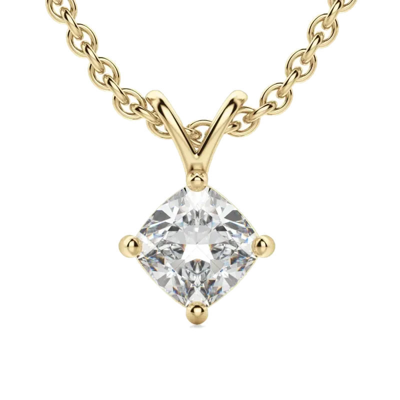 Kite Set Pendant Cushion Cut