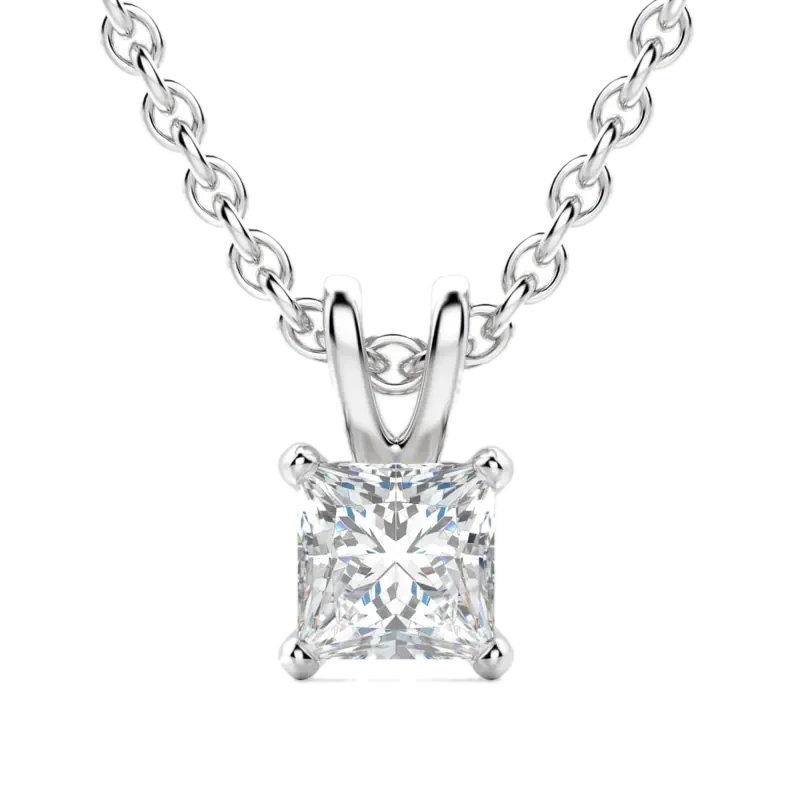 Basket Set Pendant Princess Cut