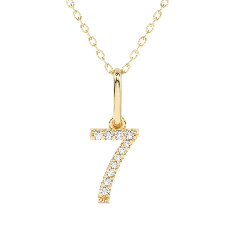 “7” Number Pendant