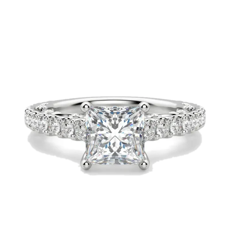 Fleur Princess Cut Engagement Ring
