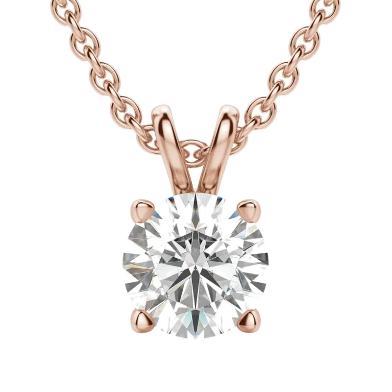 Basket Set Pendant Round Cut