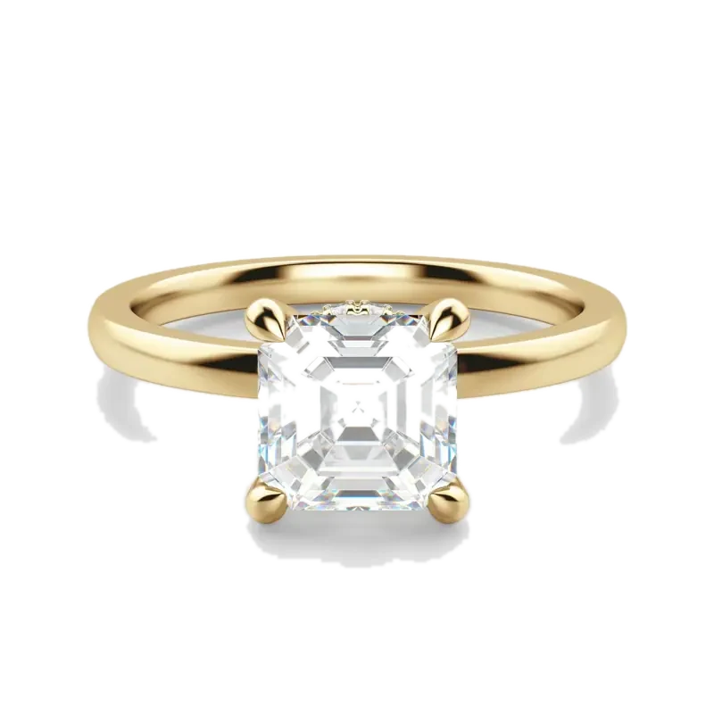 Solstice Asscher Cut Engagement Ring