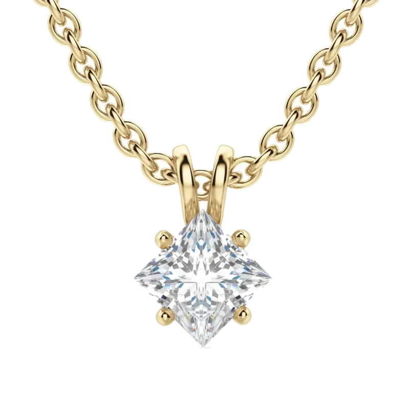 Kite Set Pendant Princess Cut