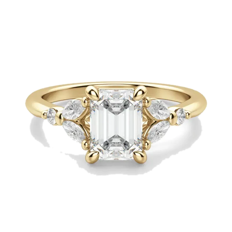 Haven Emerald Cut Engagement Ring