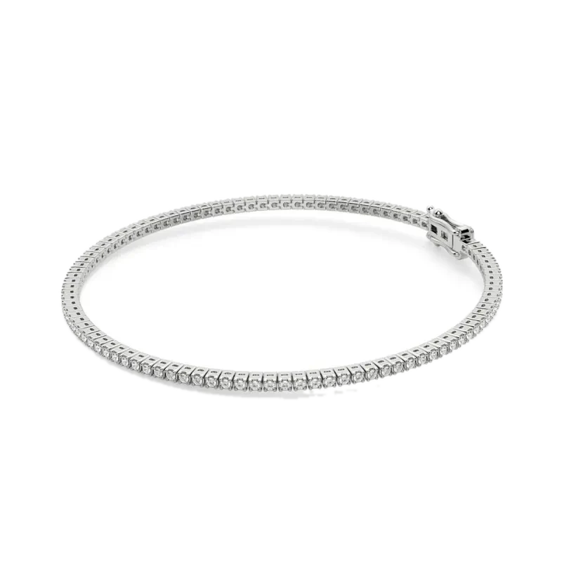 4 Prong Round Cut Tennis Bracelet 1.00 tcw