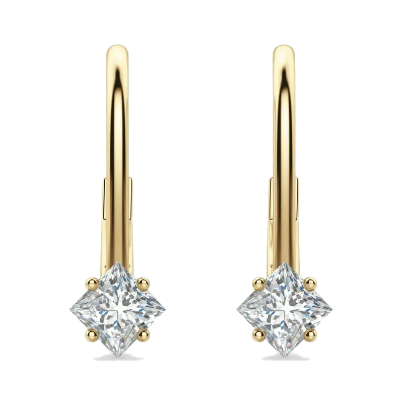 Odette Earrings Princess Cut 0.50 tcw