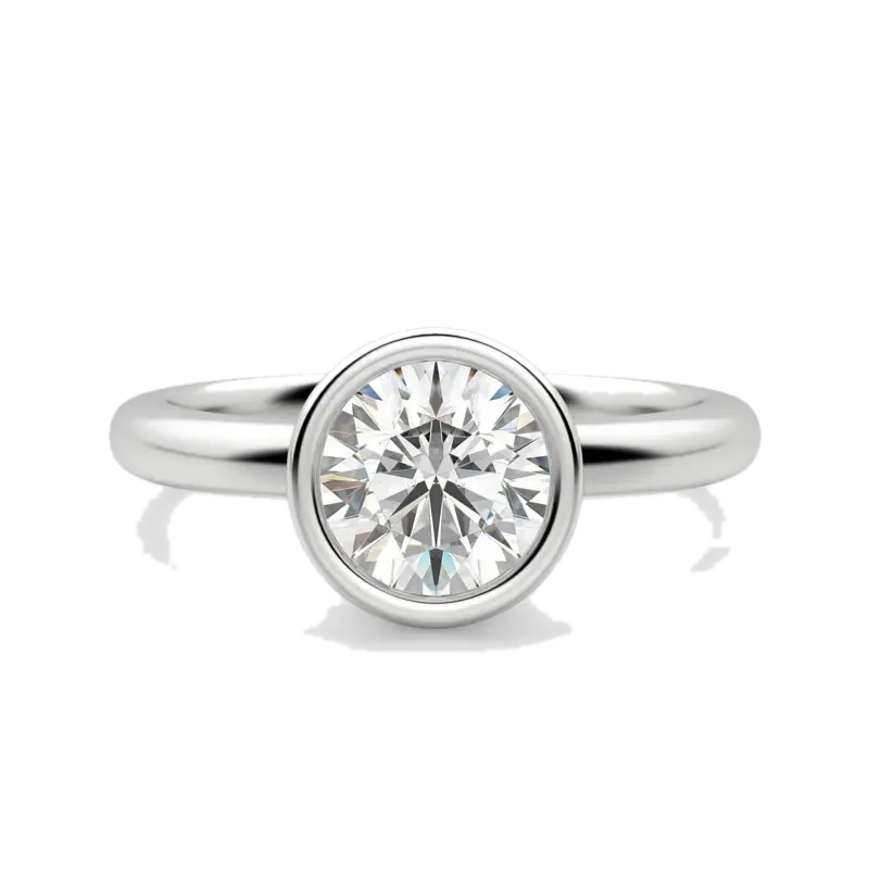 Marseille Round Cut Engagement Ring