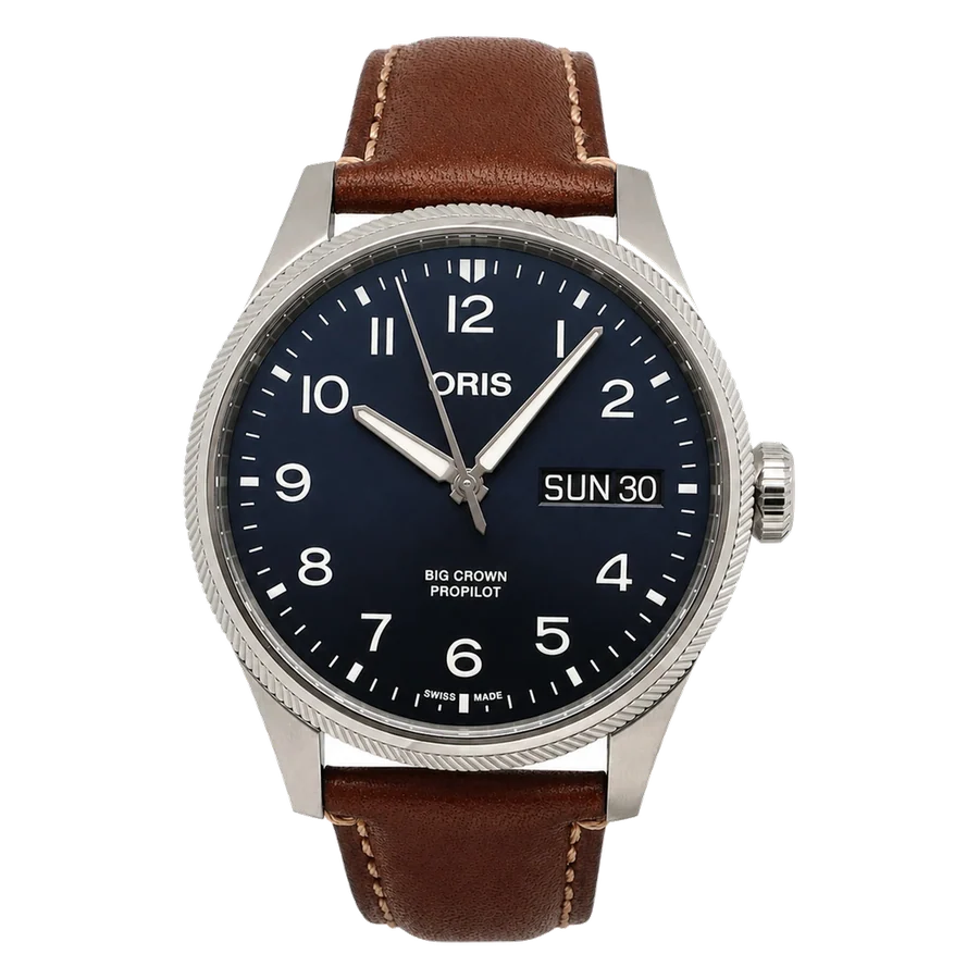 Oris Big Crown Propilot Steel Blue Dial Watch 01 752 7760 4065-07 5 22 07LC