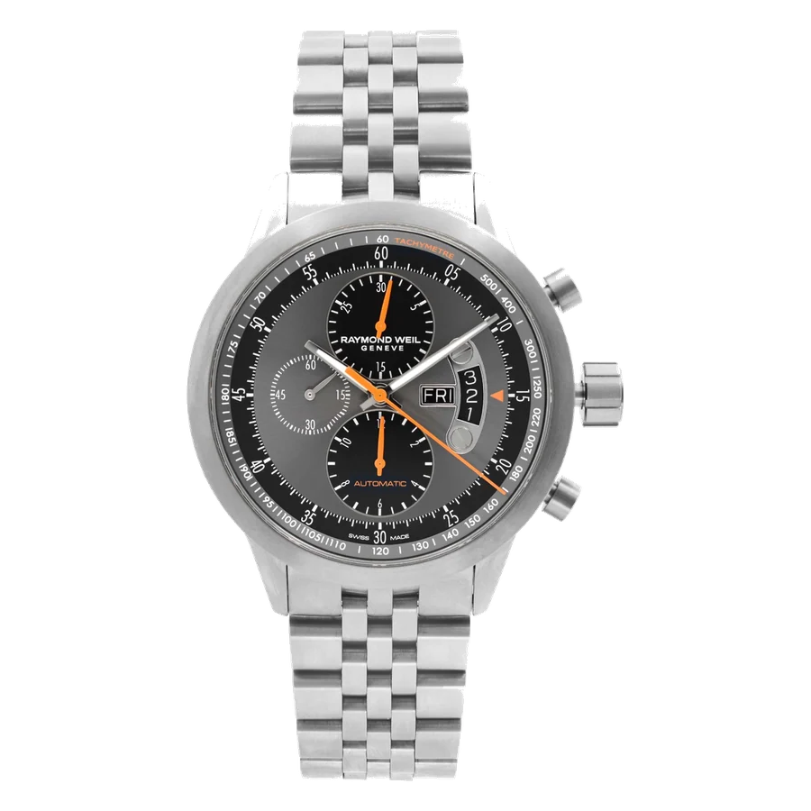 Raymond Weil Freelancer Titanium Gray Dial Automatic Mens Watch 7745-TI-05609