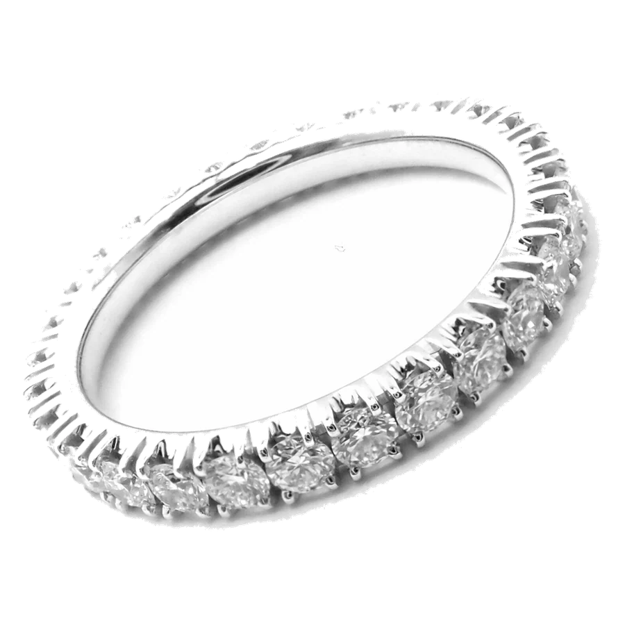 Cartier Étincelle De Cartier Platinum Diamond Eternity Band Ring Size 51 US 5.75