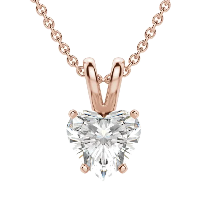 Basket Set Pendant Heart Cut